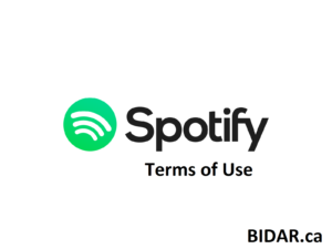 شرایط استفاده از اسپاتیفای Spotify
